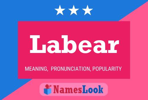 Labear Name Poster