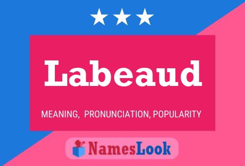 Labeaud Name Poster