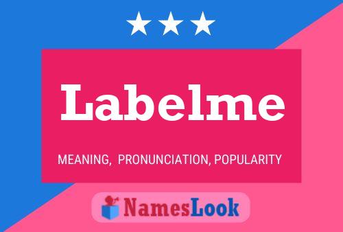 Labelme Name Poster