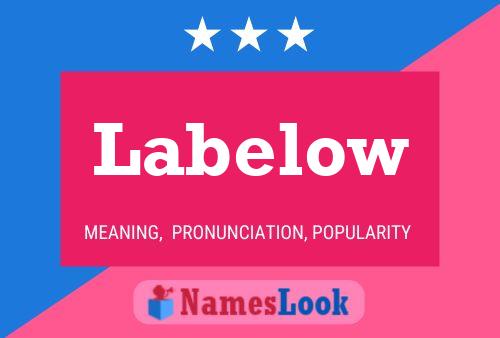 Labelow Name Poster