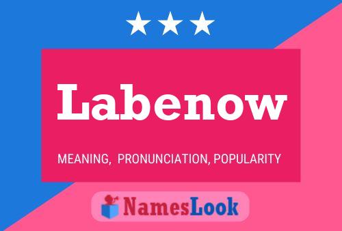 Labenow Name Poster