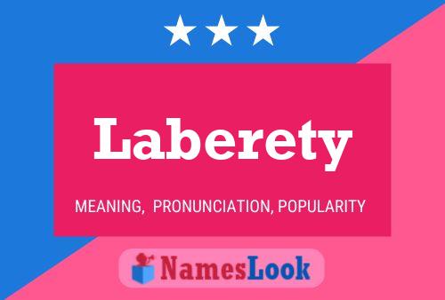 Laberety Name Poster