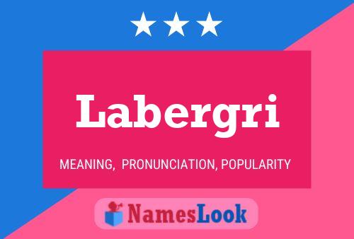 Labergri Name Poster