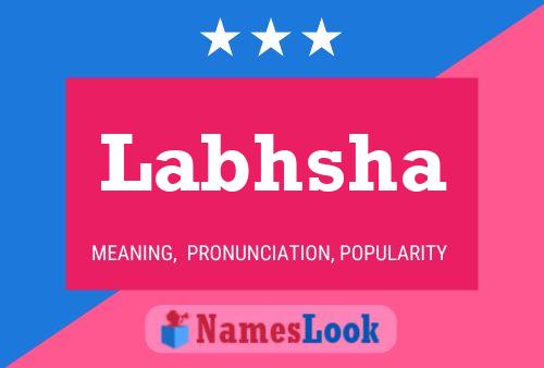 Labhsha Name Poster