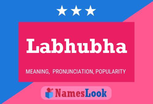 Labhubha Name Poster