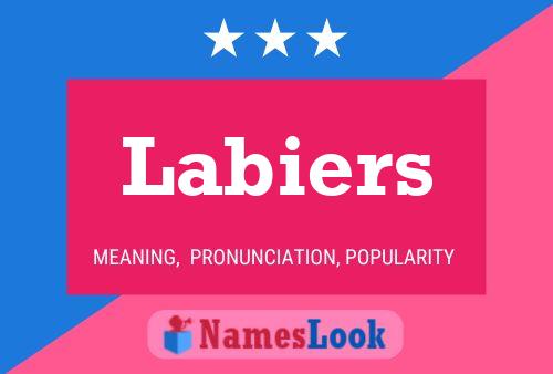 Labiers Name Poster