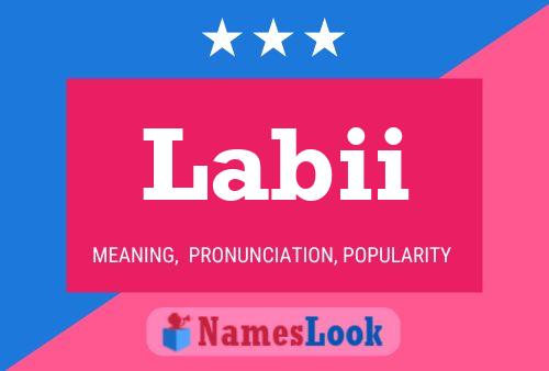 Labii Name Poster