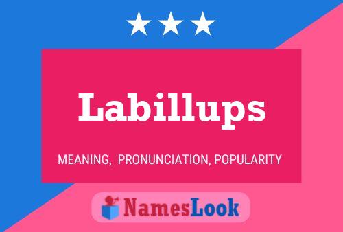 Labillups Name Poster