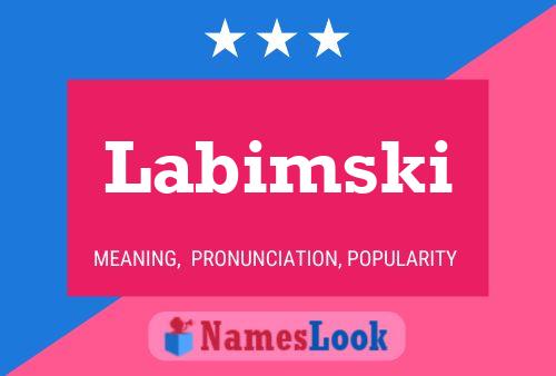 Labimski Name Poster