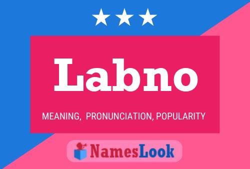 Labno Name Poster