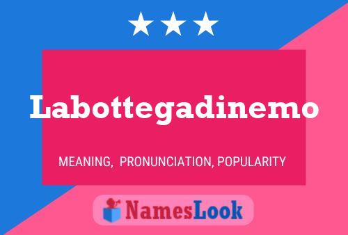 Labottegadinemo Name Poster