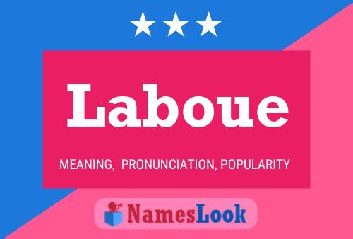 Laboue Name Poster