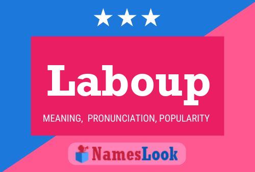 Laboup Name Poster