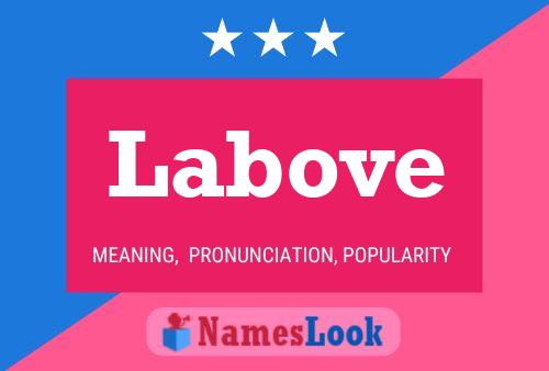 Labove Name Poster