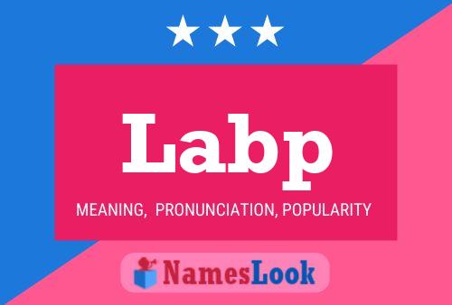 Labp Name Poster