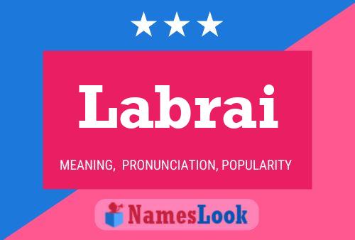 Labrai Name Poster