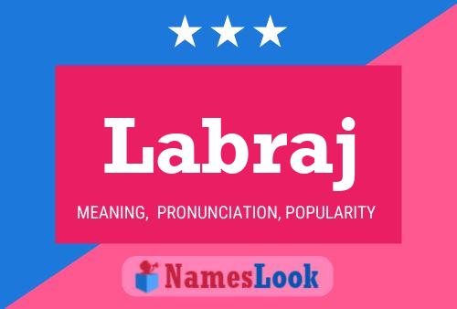 Labraj Name Poster