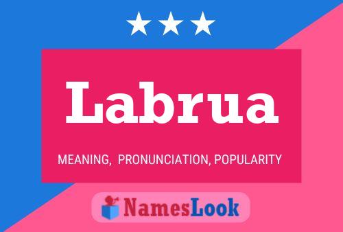 Labrua Name Poster