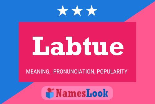 Labtue Name Poster