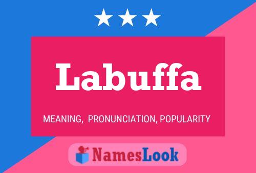 Labuffa Name Poster