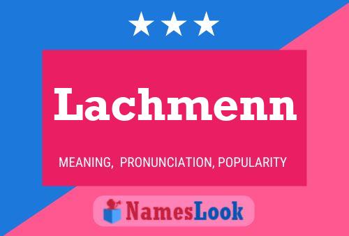 Lachmenn Name Poster