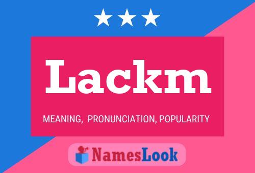 Lackm Name Poster