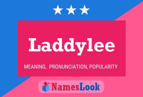 Laddylee Name Poster