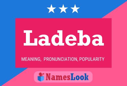 Ladeba Name Poster