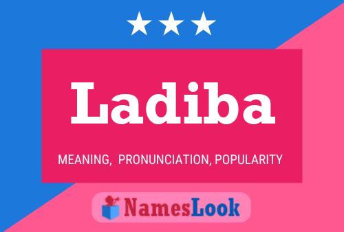 Ladiba Name Poster