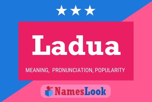 Ladua Name Poster