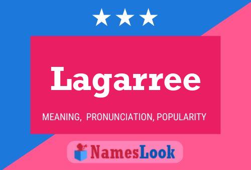 Lagarree Name Poster