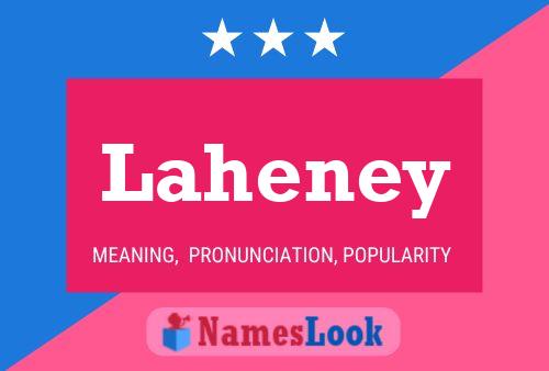 Laheney Name Poster