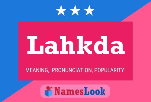 Lahkda Name Poster