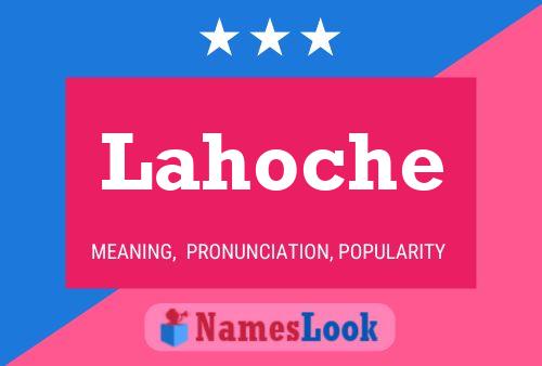 Lahoche Name Poster