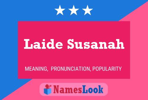 Laide Susanah Name Poster