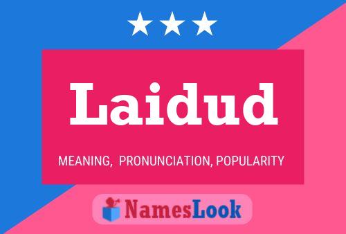 Laidud Name Poster