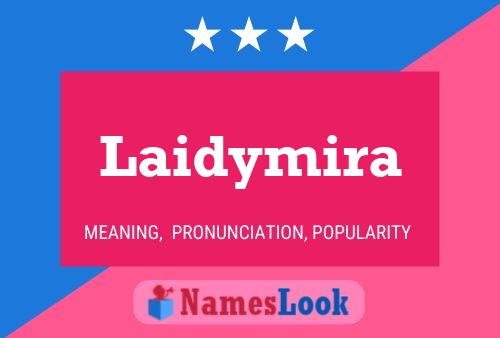 Laidymira Name Poster