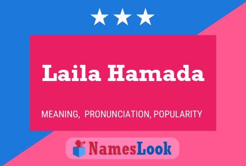 Laila Hamada Name Poster