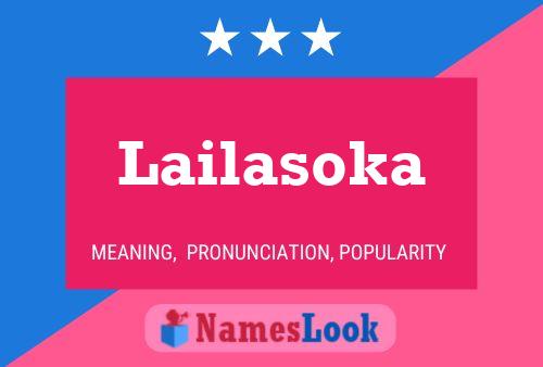 Lailasoka Name Poster