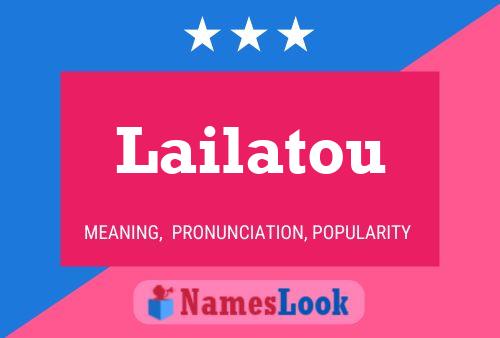 Lailatou Name Poster