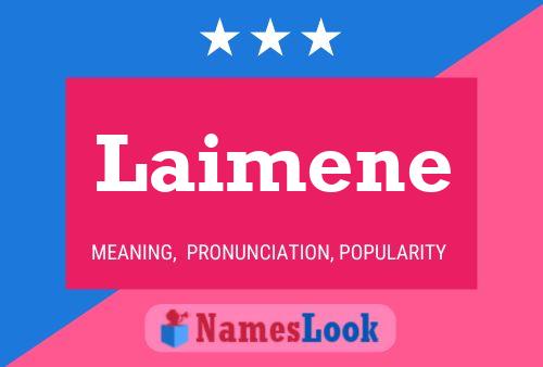 Laimene Name Poster