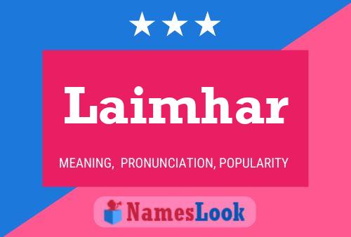 Laimhar Name Poster