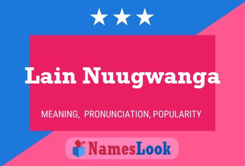 Lain Nuugwanga Name Poster