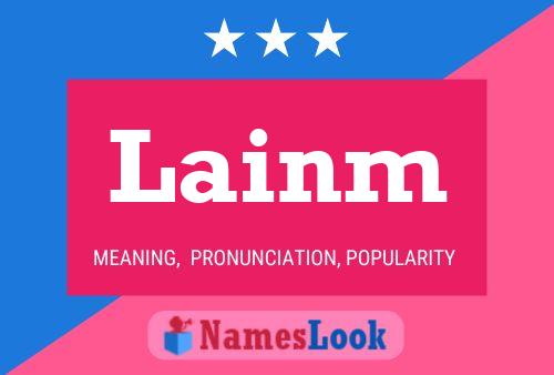 Lainm Name Poster