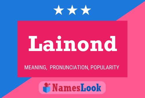 Lainond Name Poster