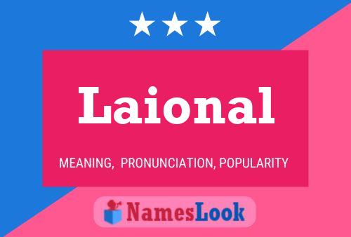 Laional Name Poster