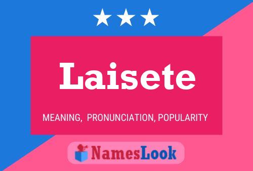 Laisete Name Poster