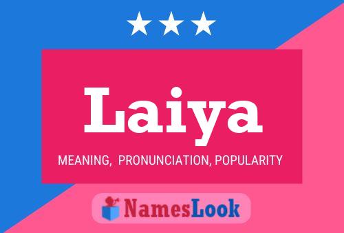 Laiya Name Poster