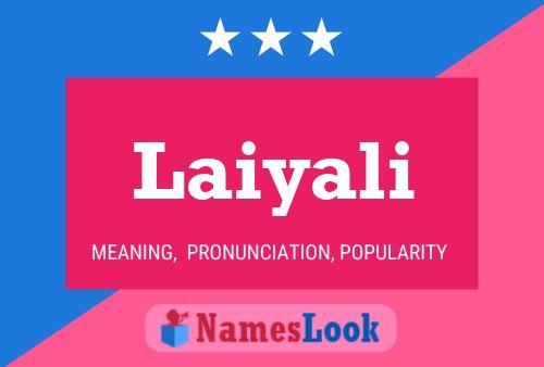 Laiyali Name Poster