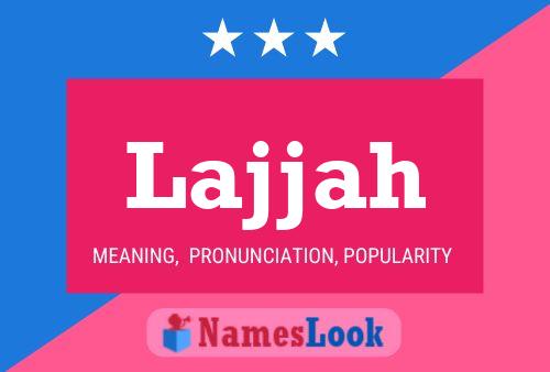 Lajjah Name Poster